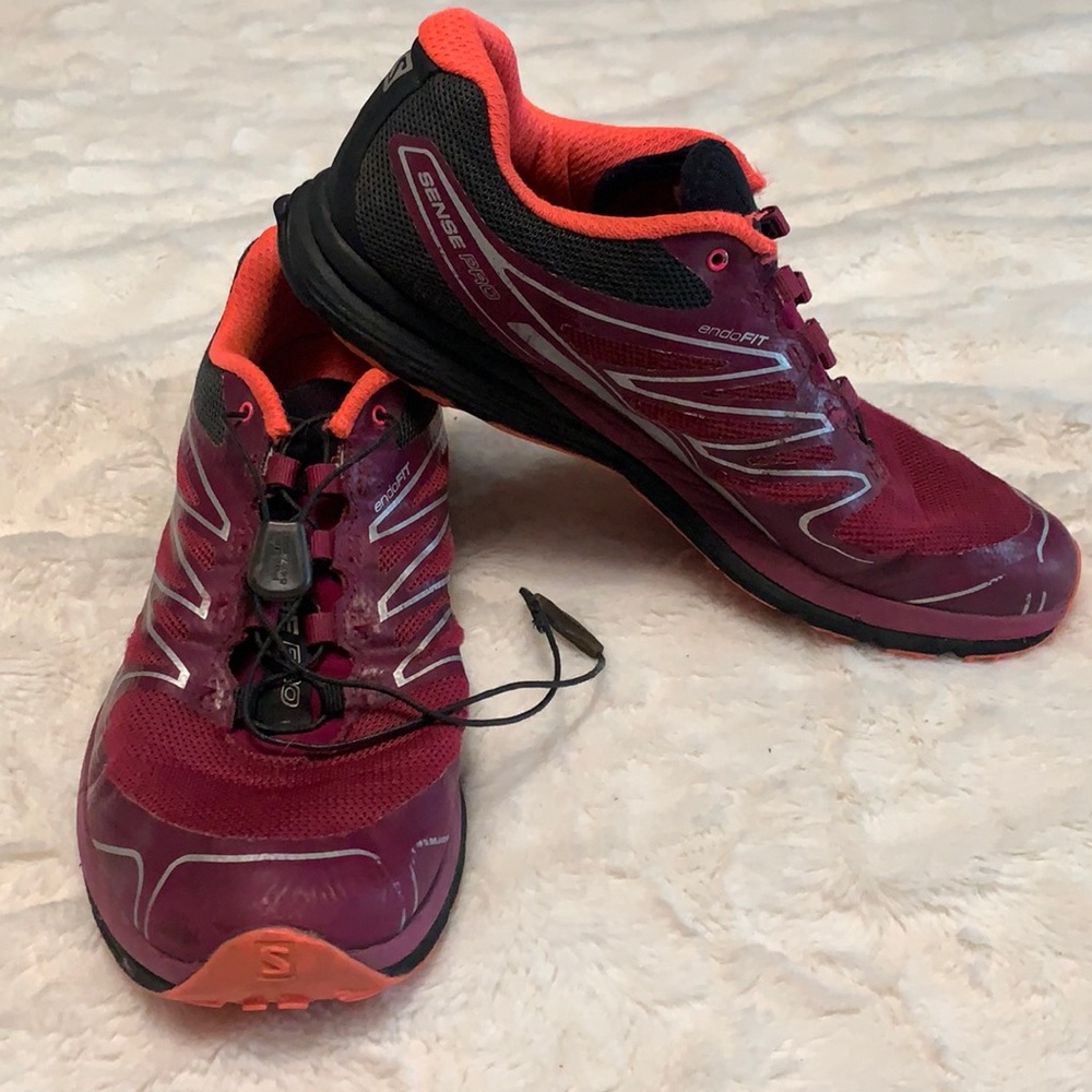 Salomon 7.5 Sense Pro purple sneakers